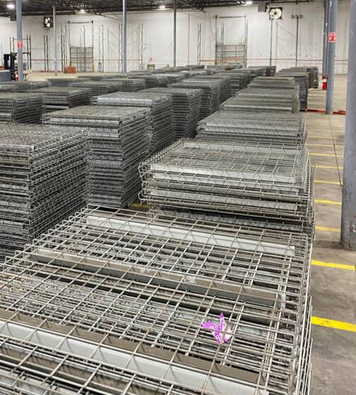 Used pallet rack wire decking in Florida Used pallet racking wire decking in Florida ready to ship.